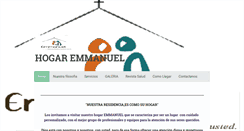 Desktop Screenshot of hogarancianosemmanuel.com